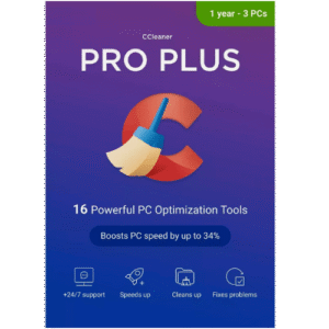 CCleaner Professional Plus - 1-Year / 3-PC - Global